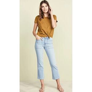 Joe's Jeans The Callie High Rise Cropped Bootcut Utility Jeans Light Wash US 27